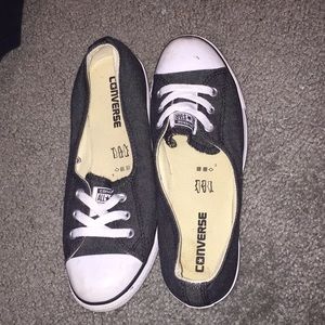 Black / Gray Converse